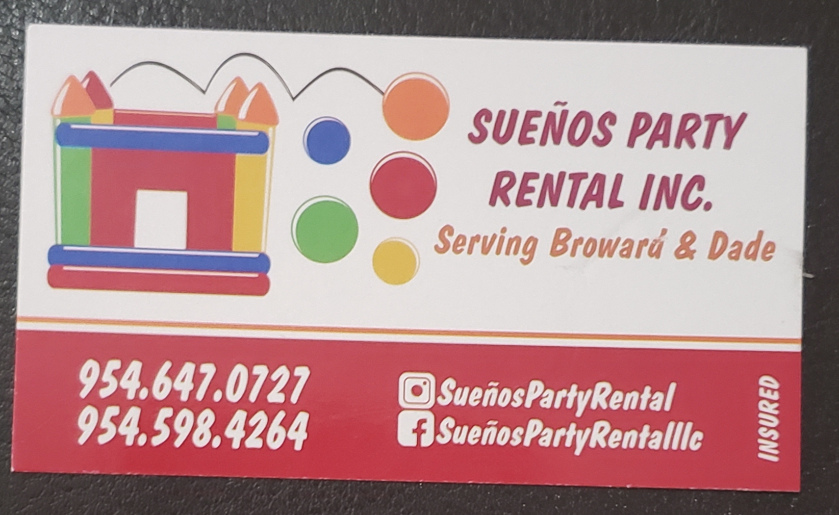 suenos party rental in Hollywood