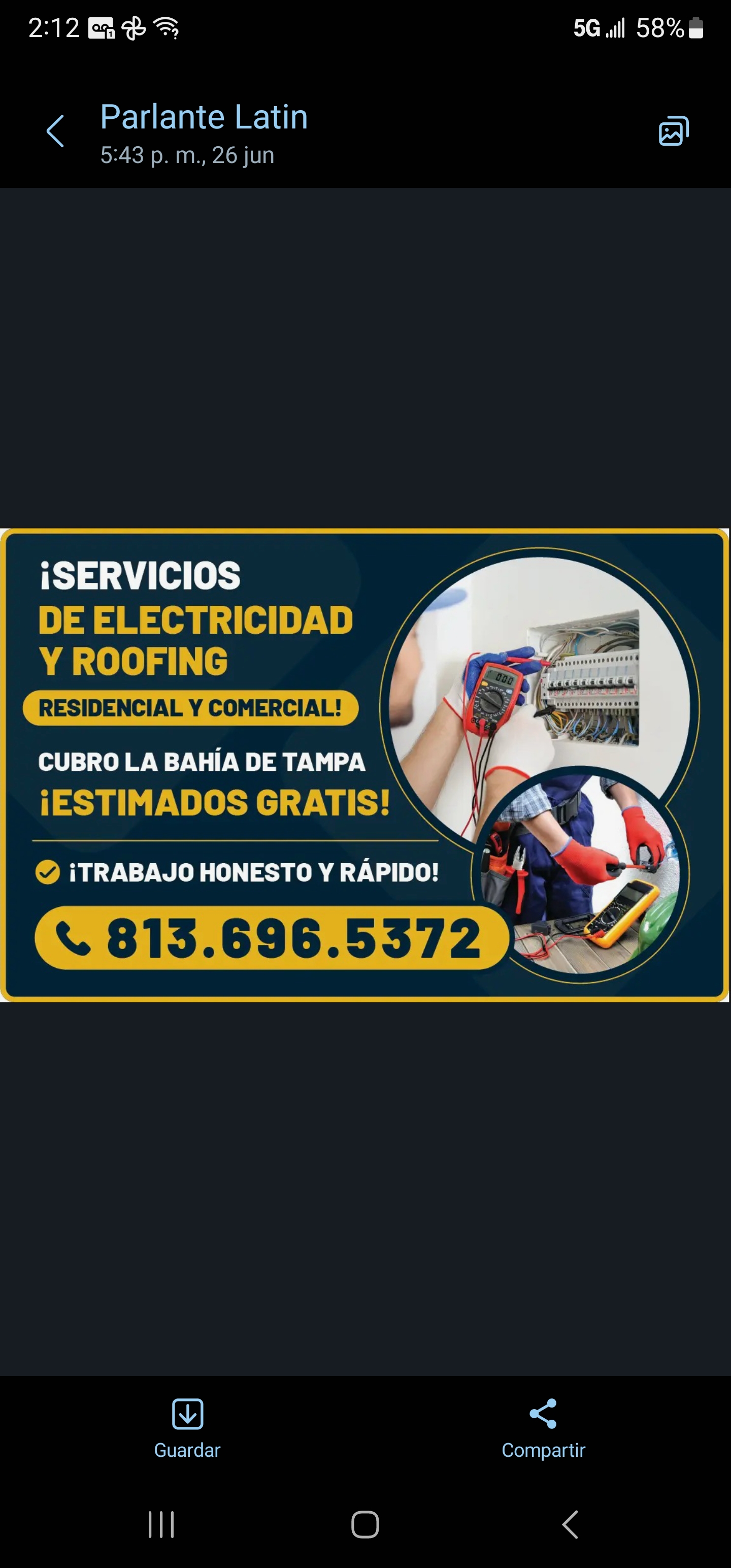 servicio de electricidad in Tampa