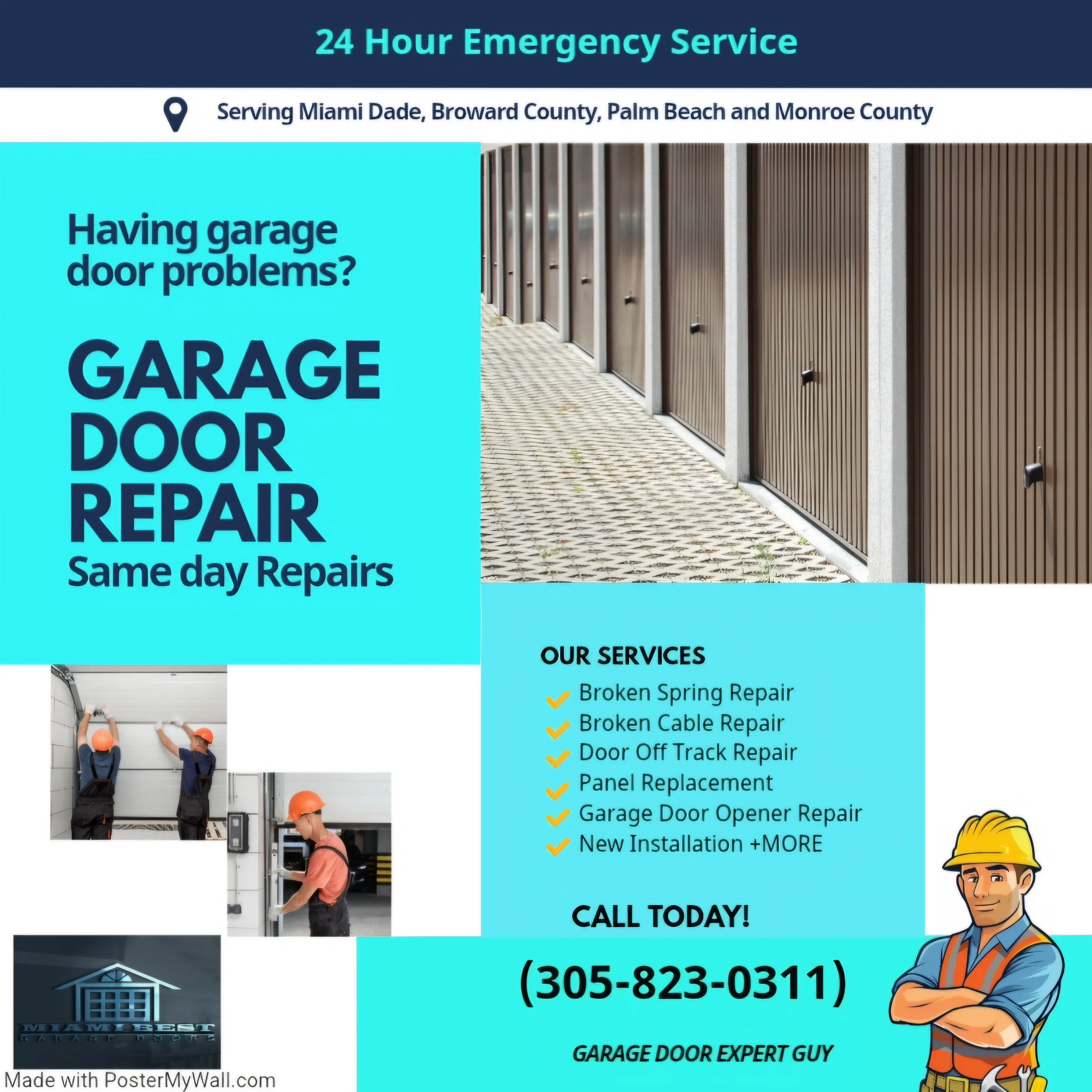 Miami Best Garage Doors  in Hialeah 