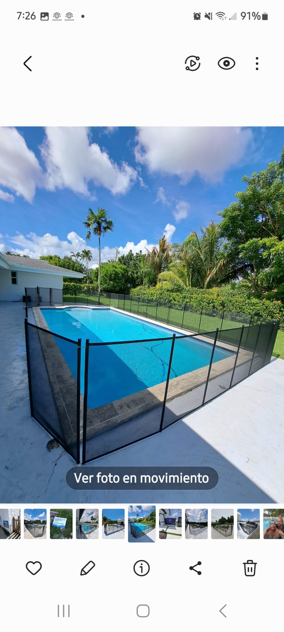 pool fence