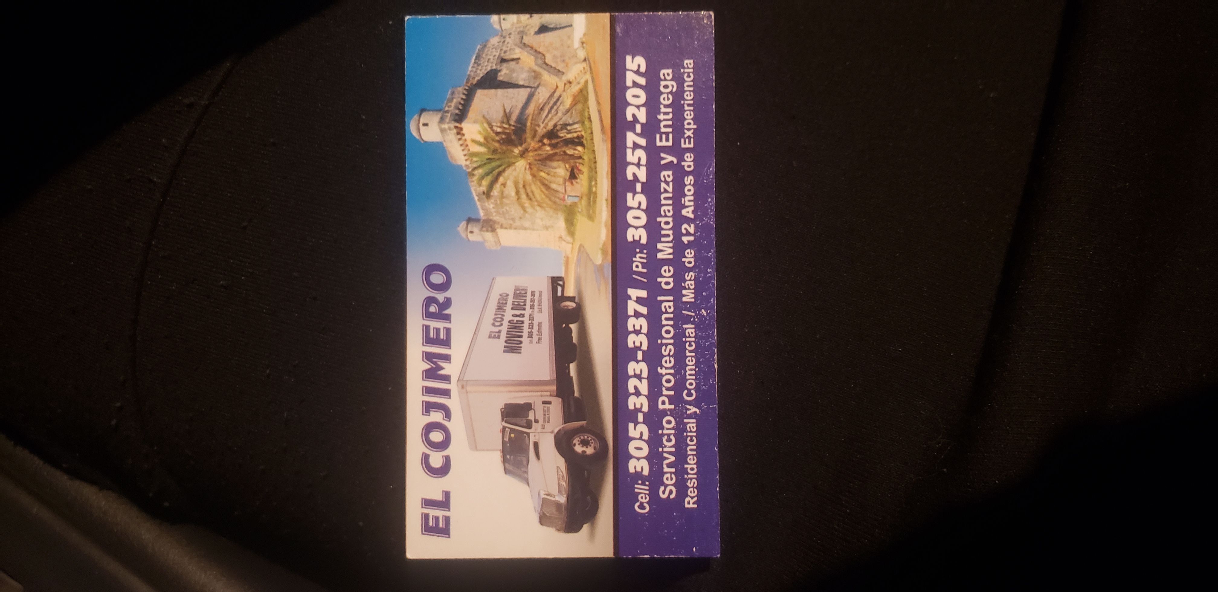 El Cojimero MOVING & DELIVERY in Miami 