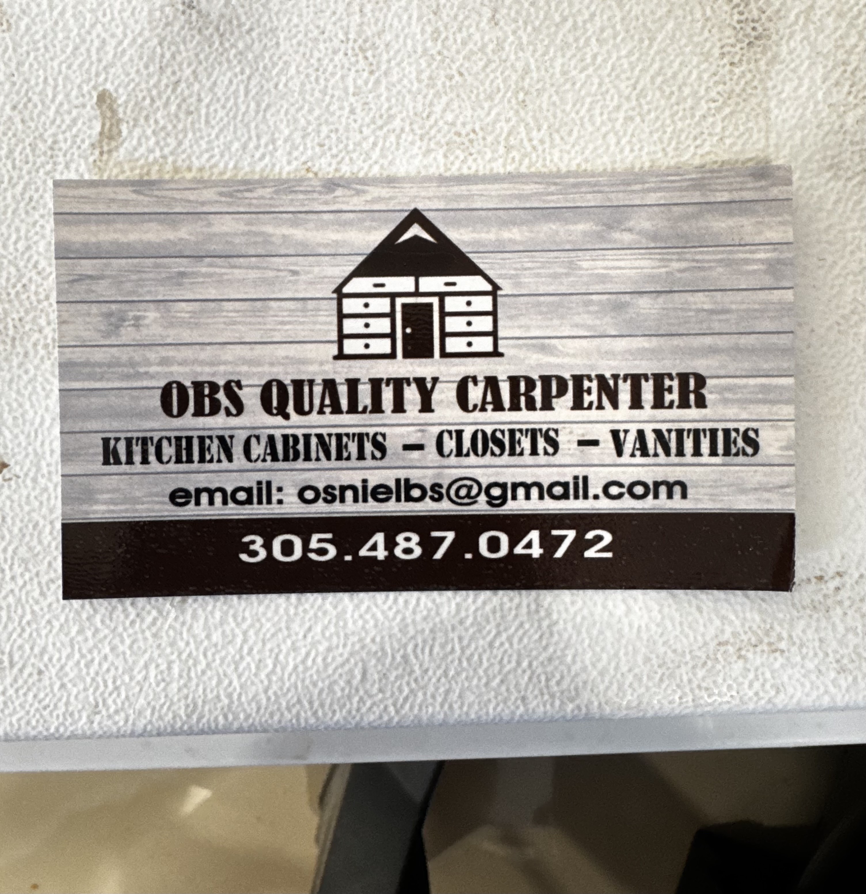 OBS Quality carpenter