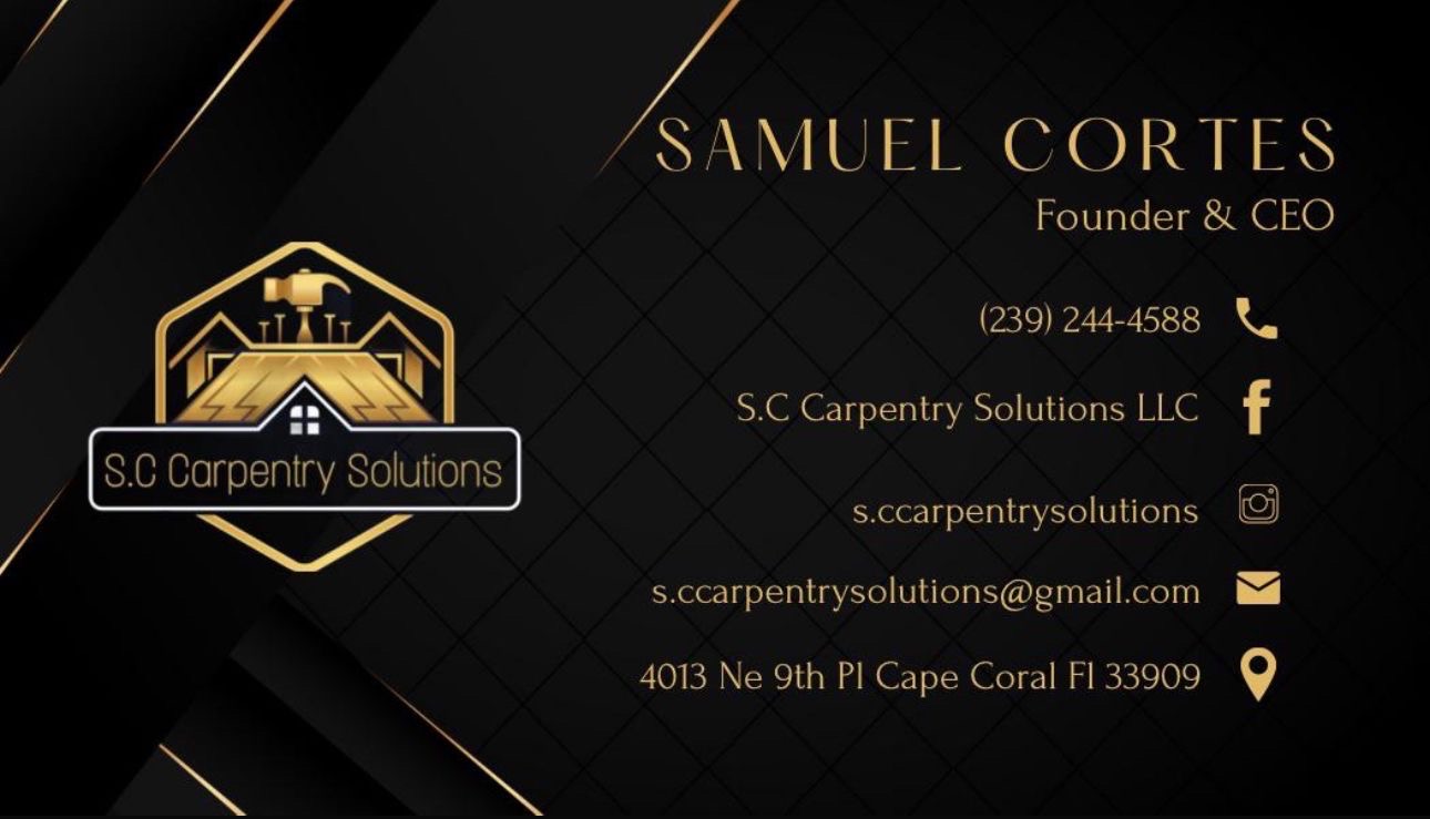 S.C Carpentry Solutions LLC in cape coral 