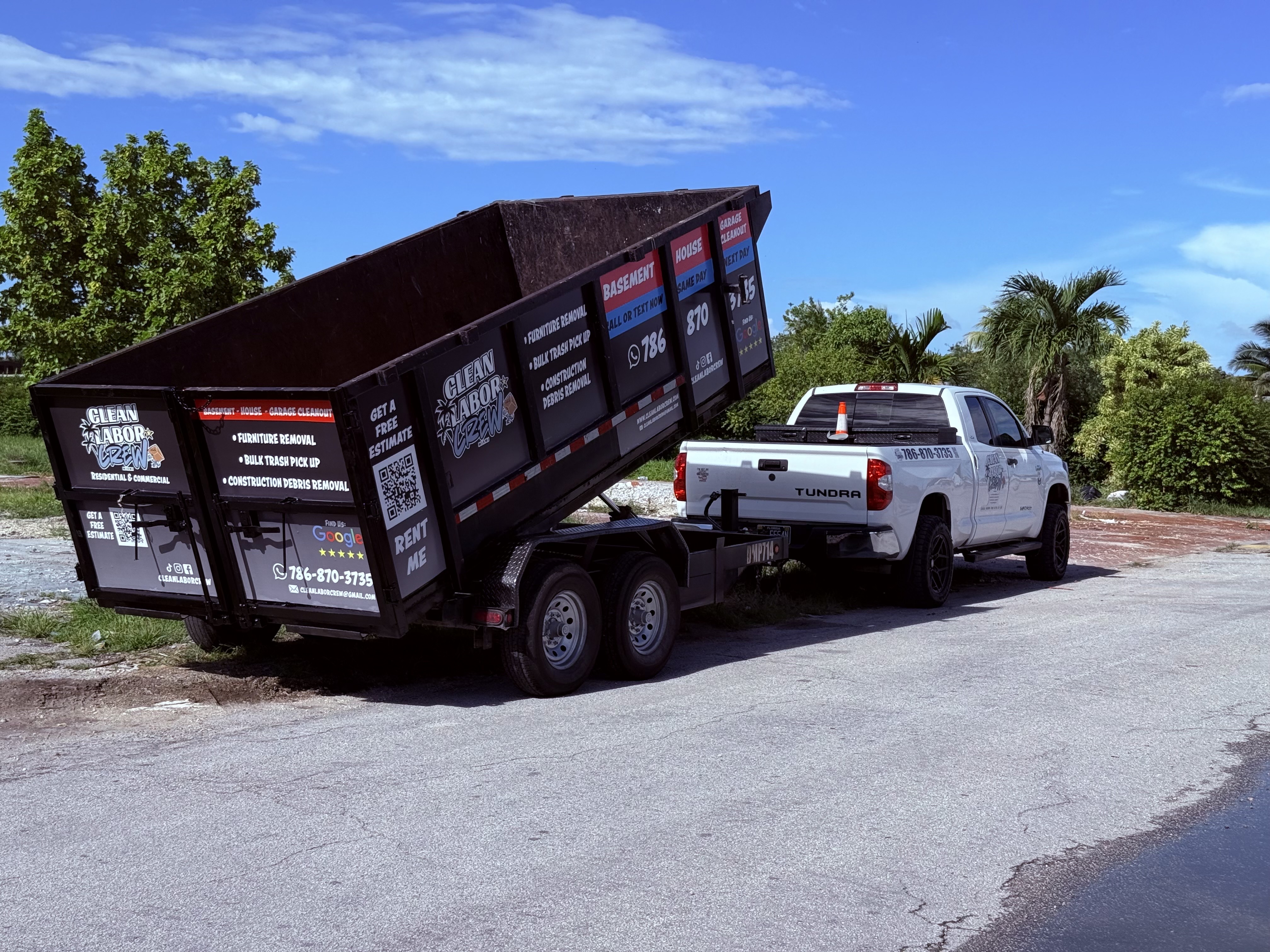 clean labor crew in Miami