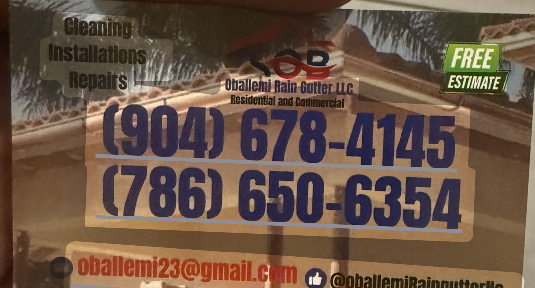 Oballemi Rain Gutters LLC