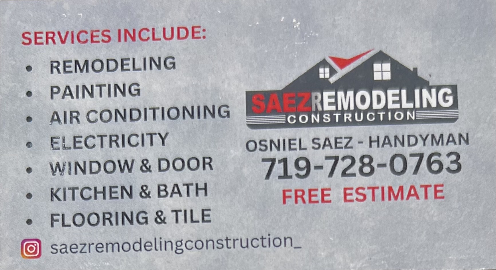 Sáez remodeling construction