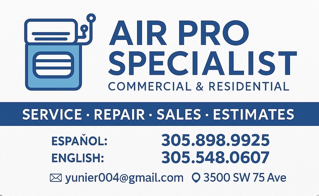 AIR PRO SPECIALIST in Miami
