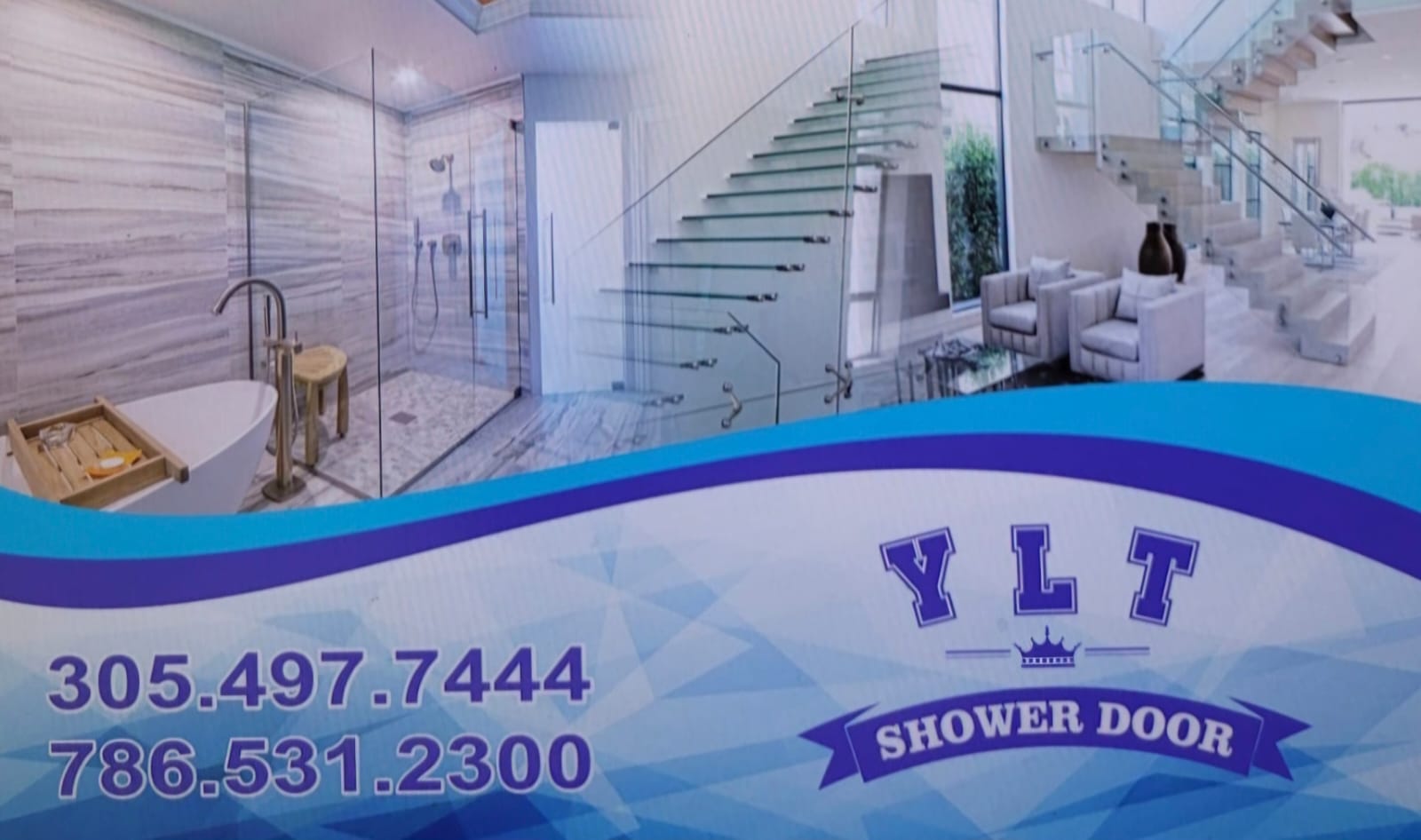 Ylt lezcano shower doors in Miami
