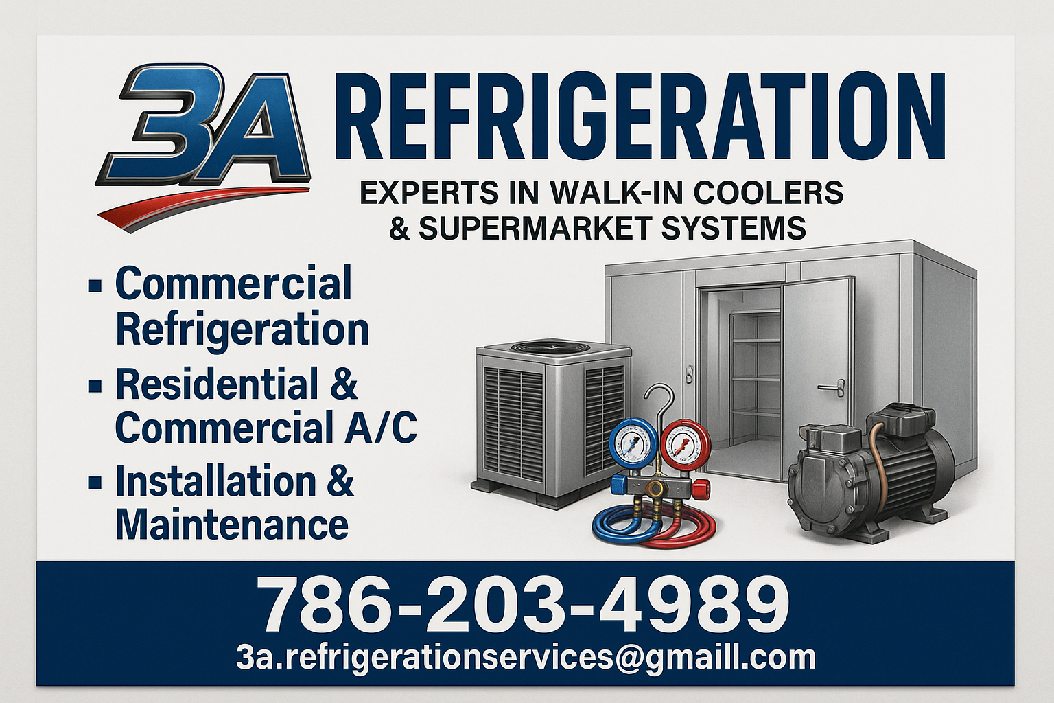 Image of supert market refrigeration in cape coral