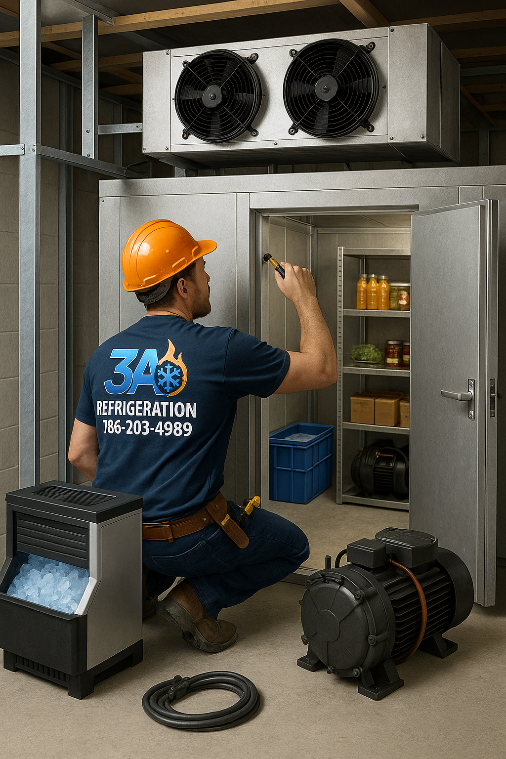 Image of supert market refrigeration in cape coral