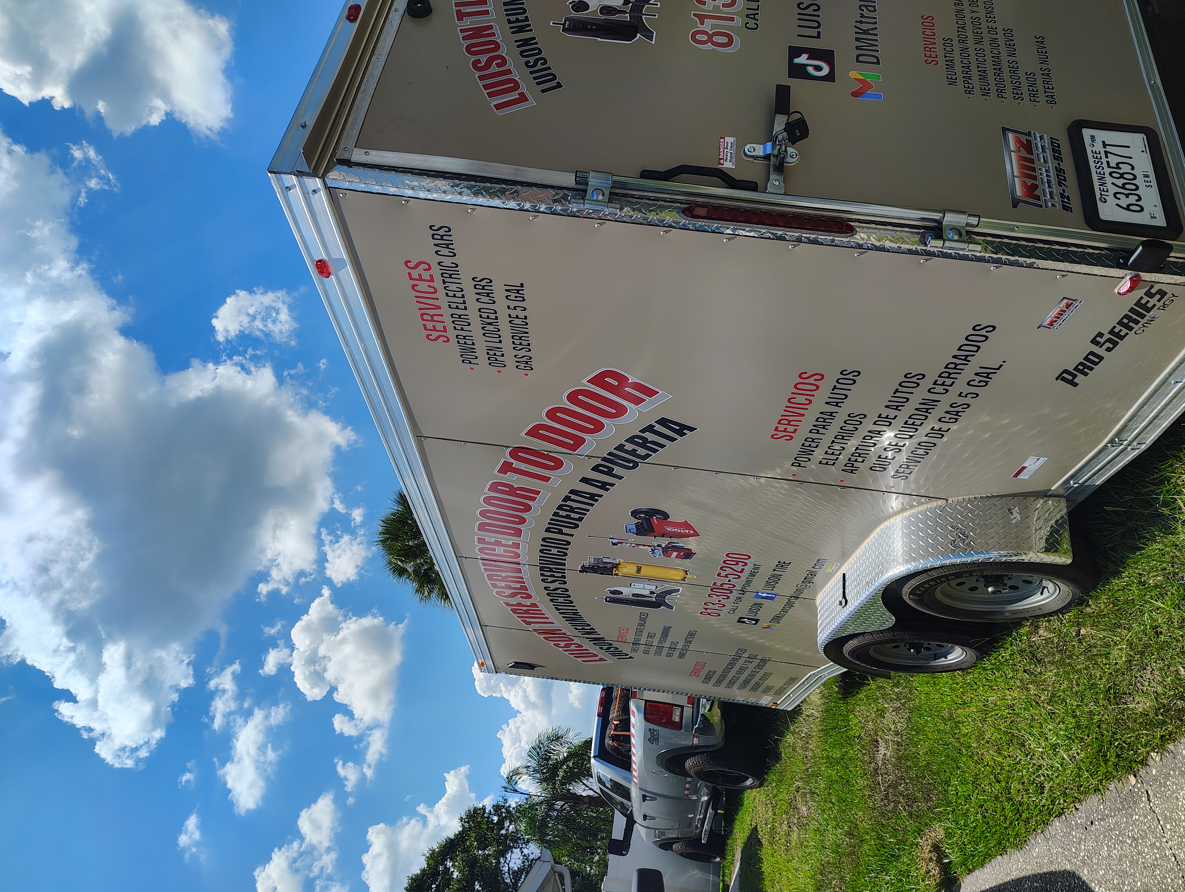 Image of mobile tire shop in tampa
