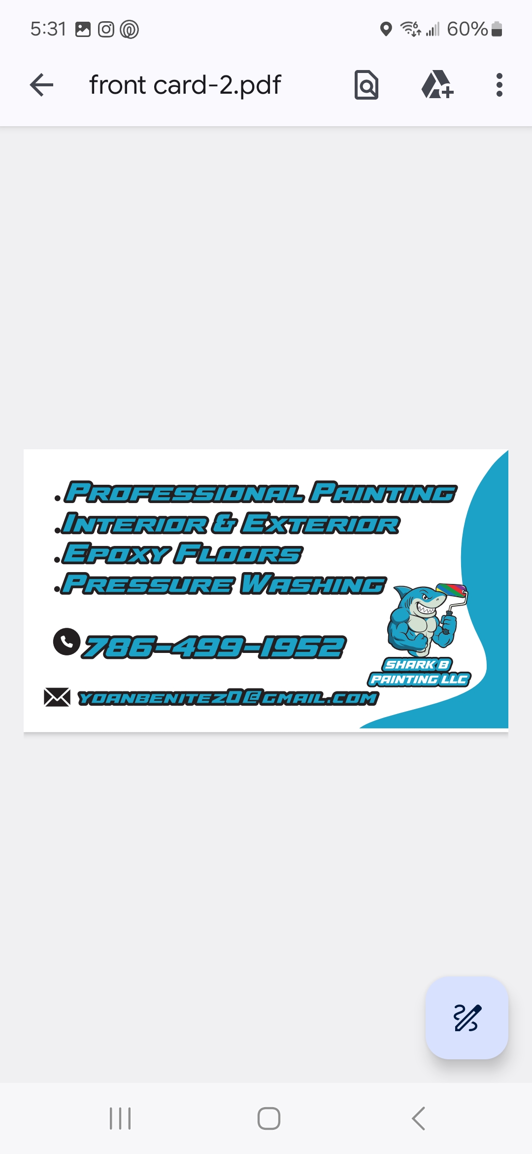 Image of Shark B painting llc in cape coral 