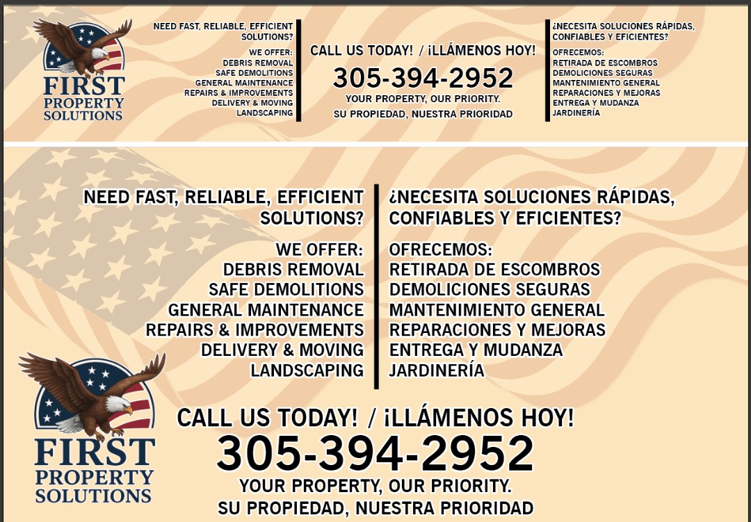 Image of junk removal (recoleccion de escombros ,basura llamenos al 3053942952 in homestead