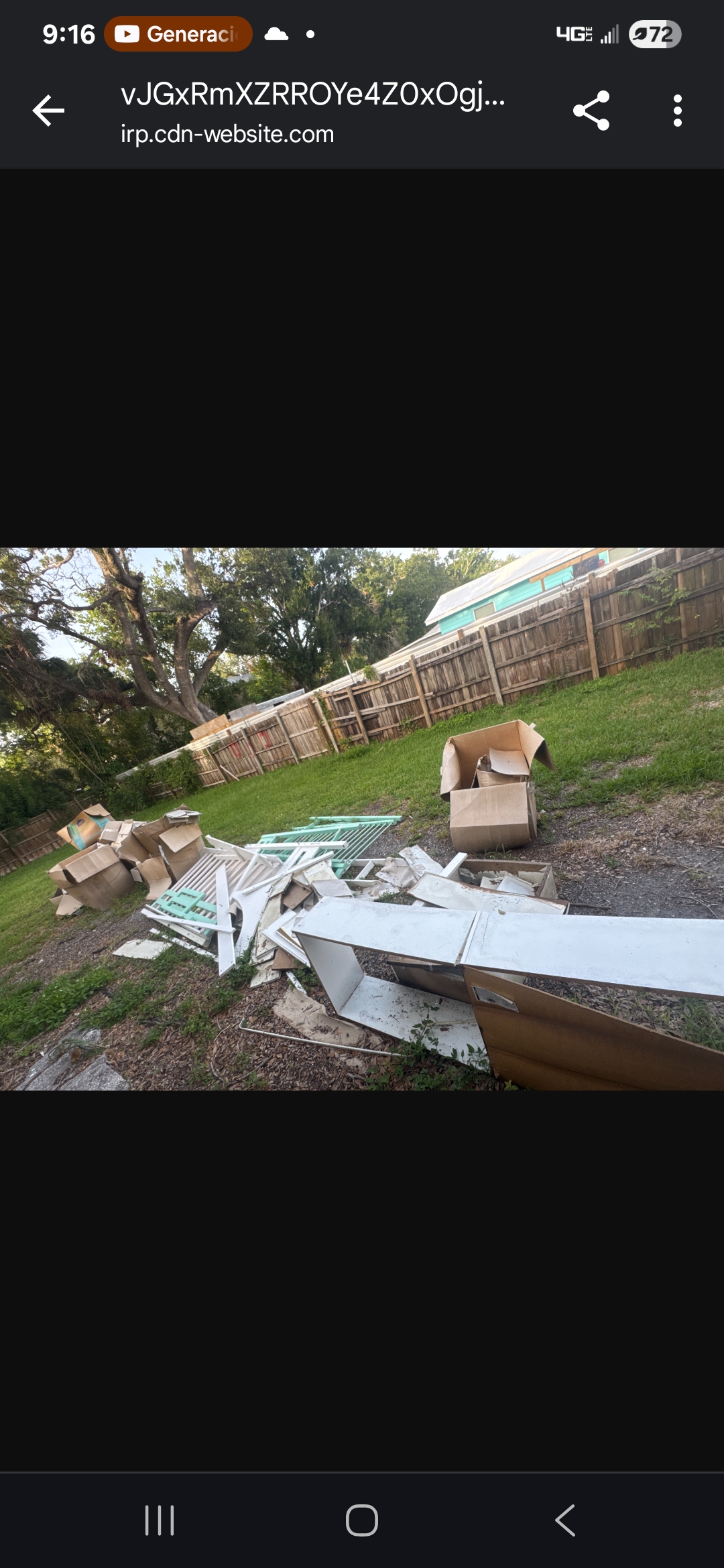 Image of construction clean-up in tampa