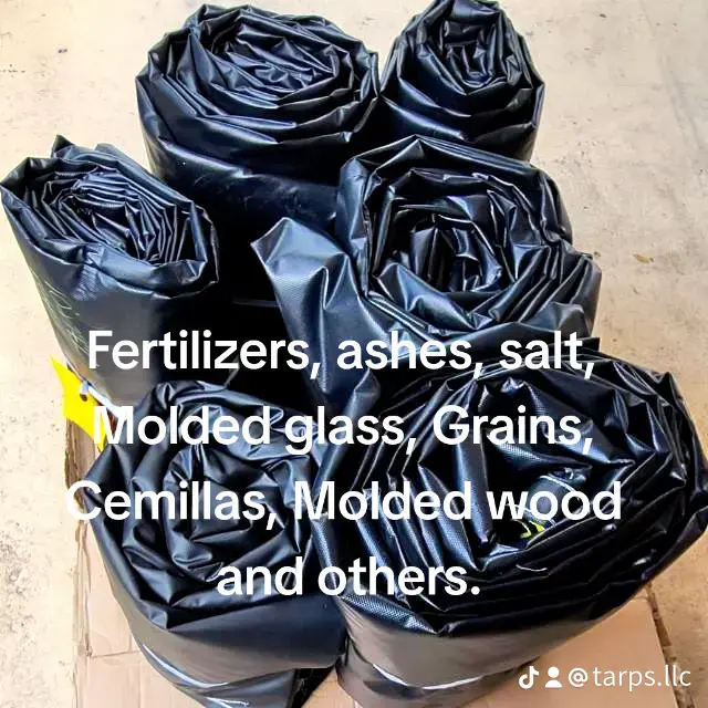 Mesh and vinyl tarps 