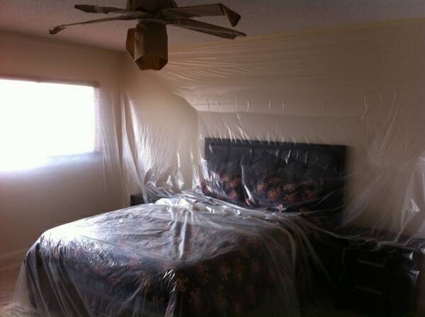 Image of popcorn ceiling removal in miami