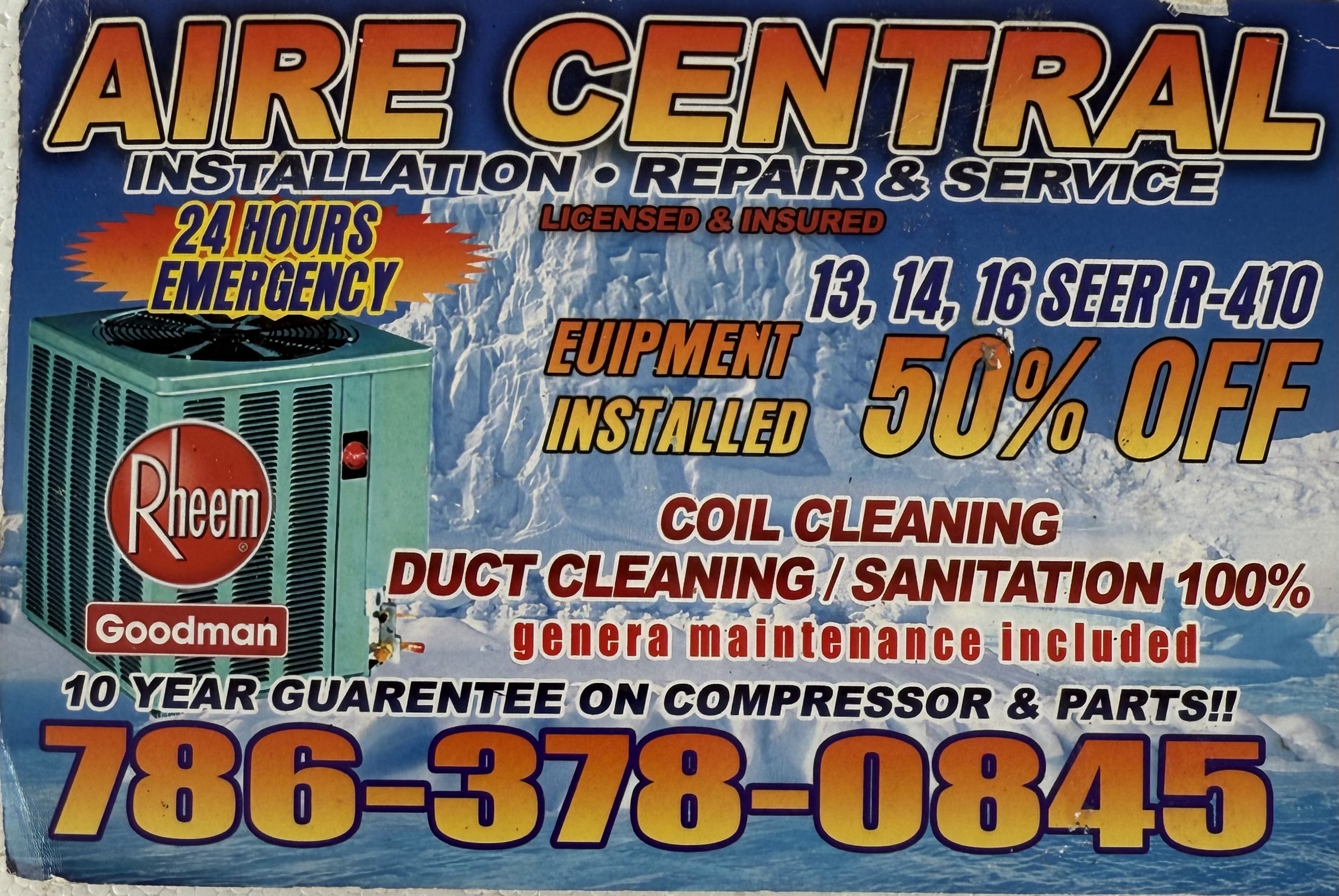 Image of Aire acondicionado in miami