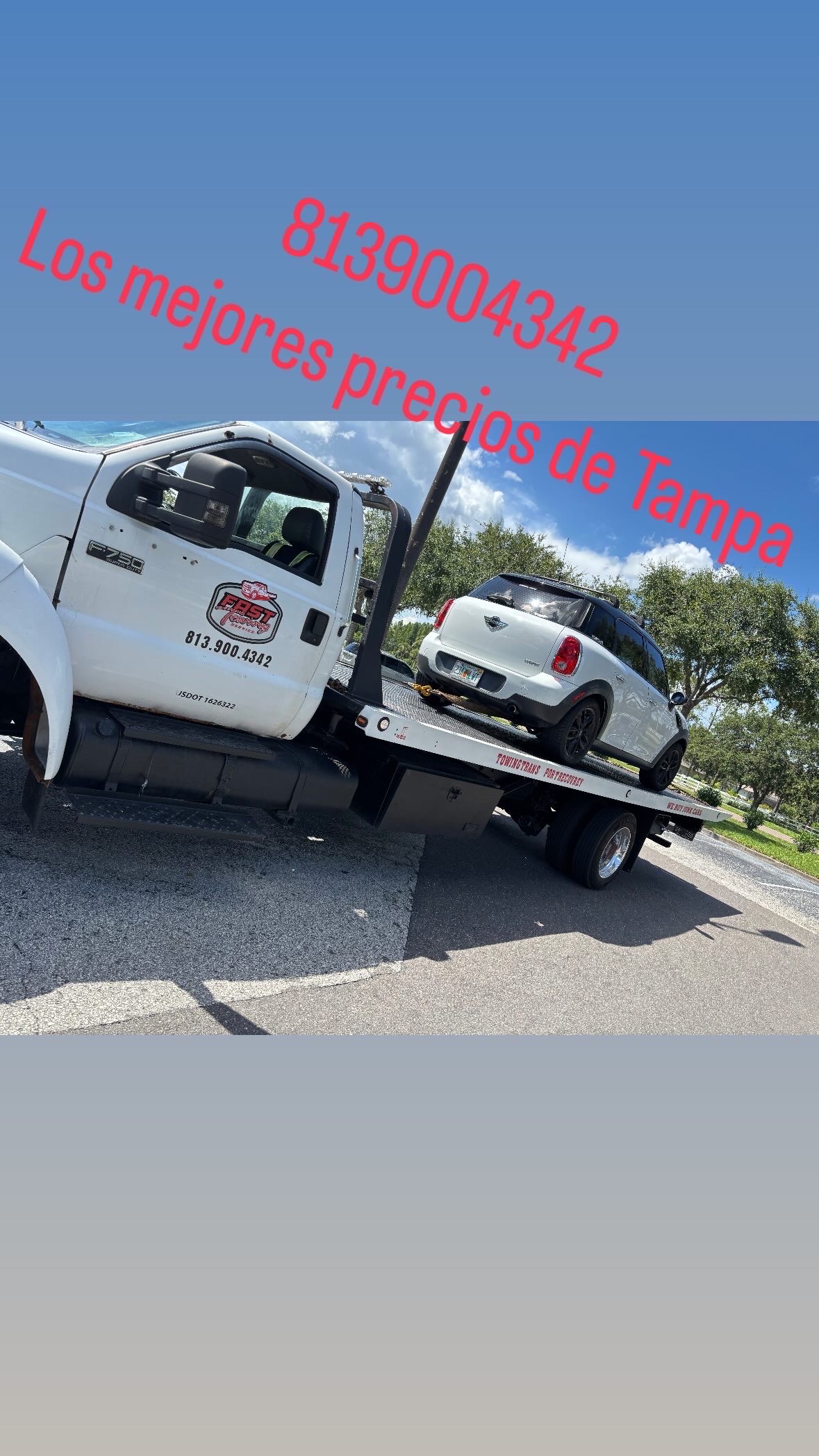 Image of servicio de grúa o remolque los mejores precios del mercado in Tampa