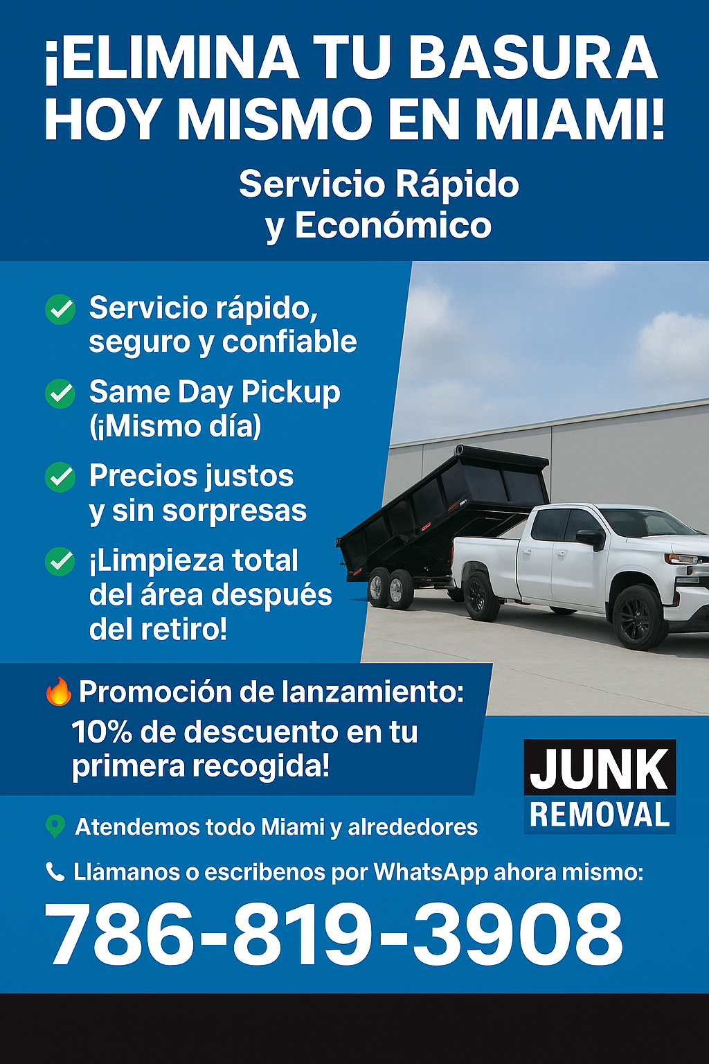 Image of free estímate in Miami
