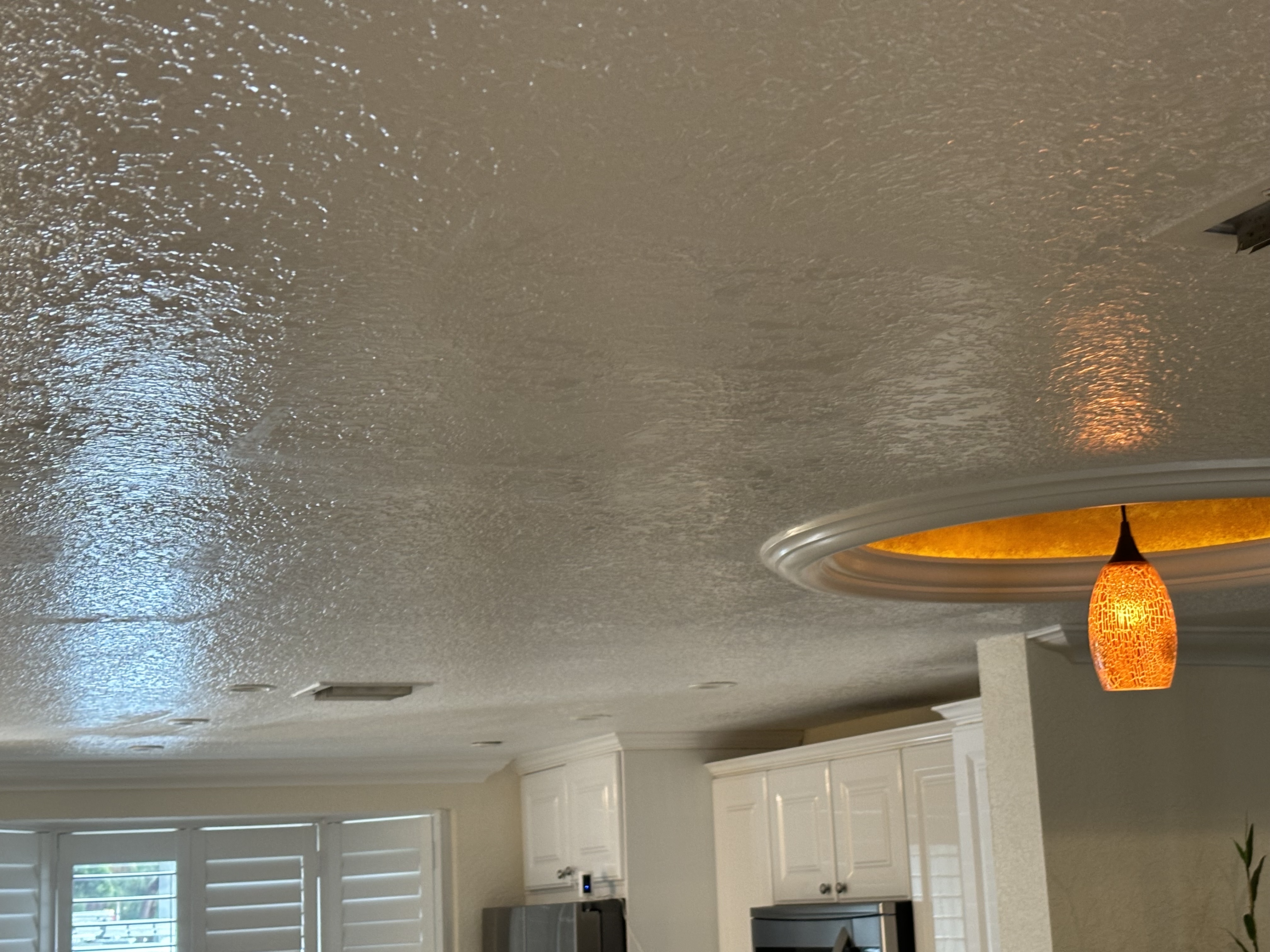Image of popcorn ceiling removal in miami