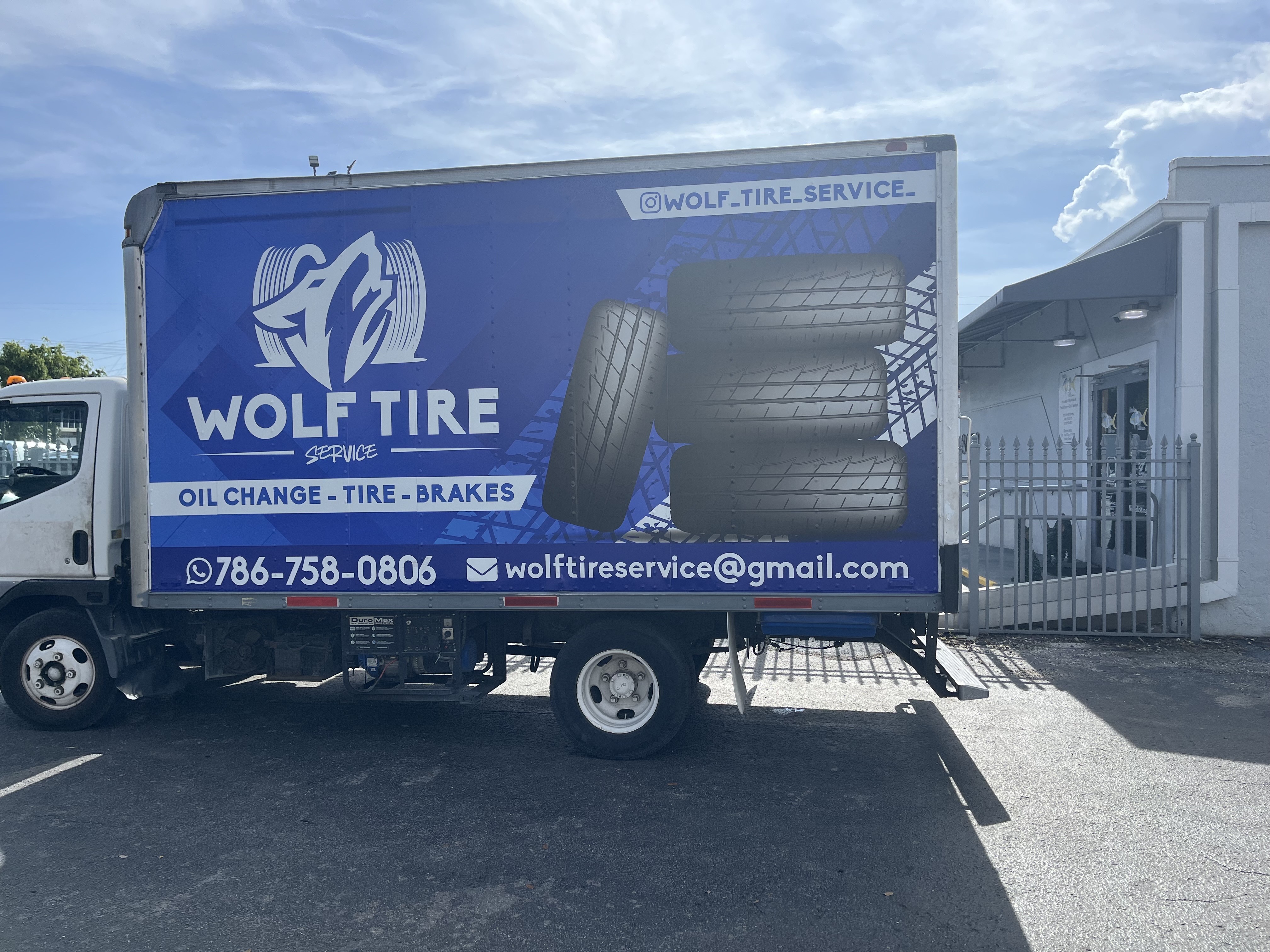 Image of mobile tire shop  in hialeah