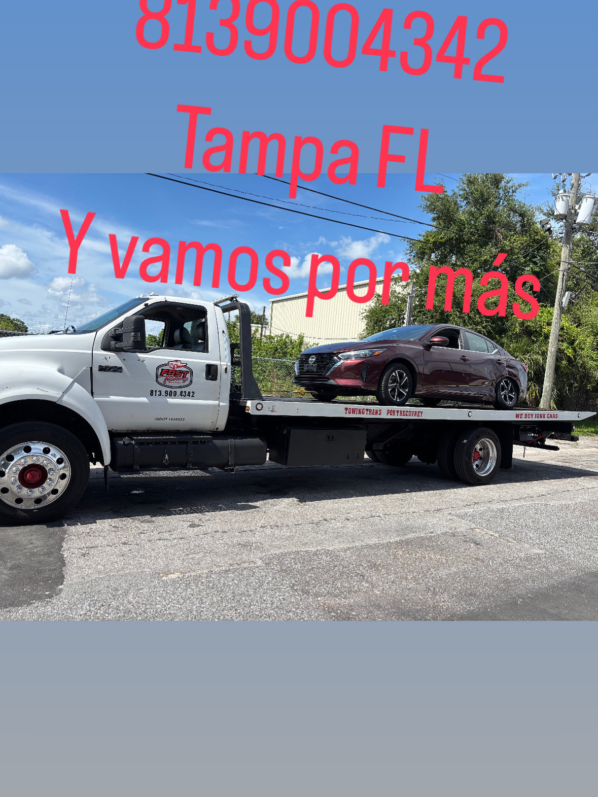 Image of servicio de grúa o remolque los mejores precios del mercado in Tampa