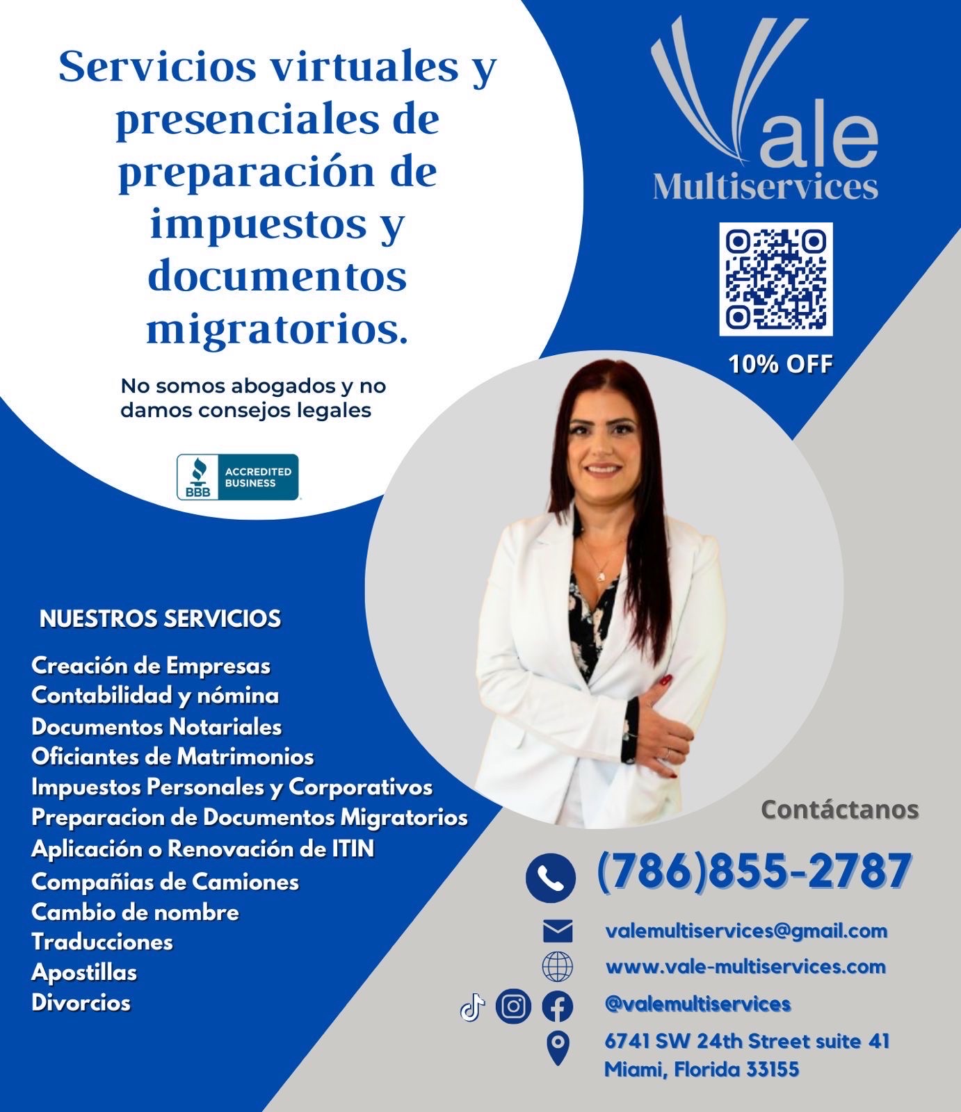 Image of Virtual, In-Person Tax And Immigration Document Preparer Services in Miami