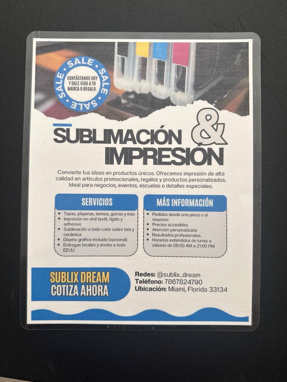 Image of ✨ Dale vida a tus ideas con sublimación personalizada  in Miami