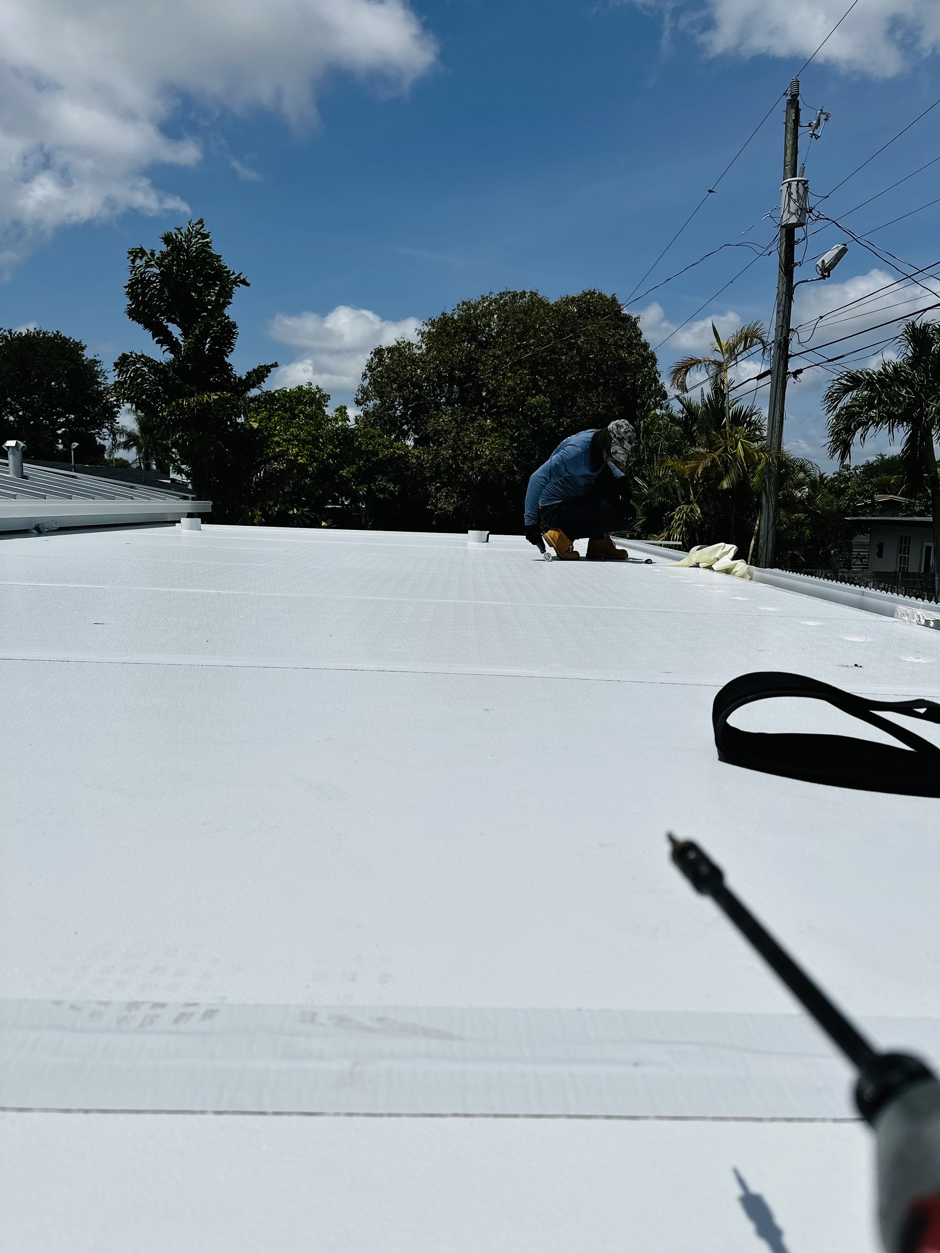 Image of aluminum roof in Miami