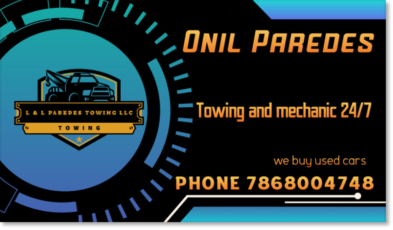 Image of towing 24/7 in Miami