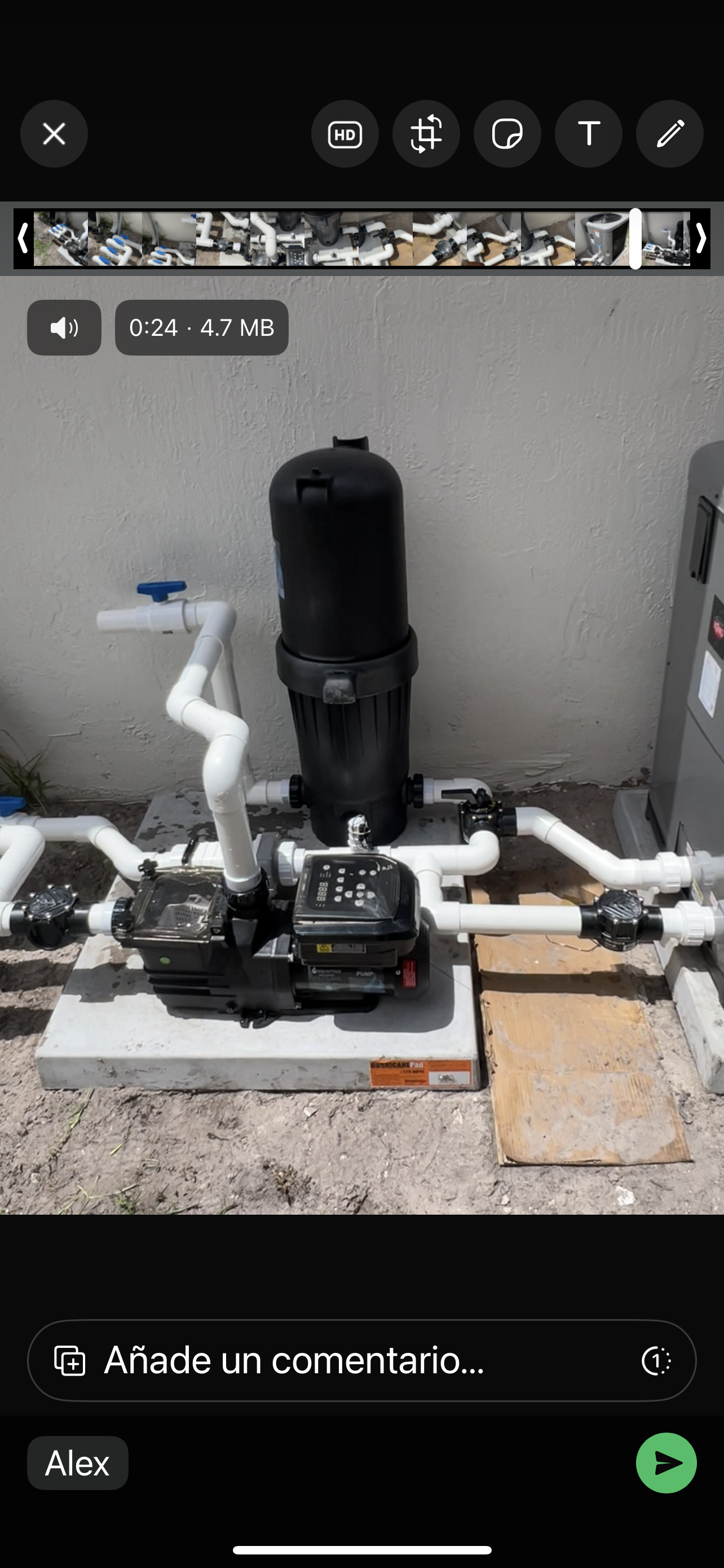 Image of Pool plumbing in Miami