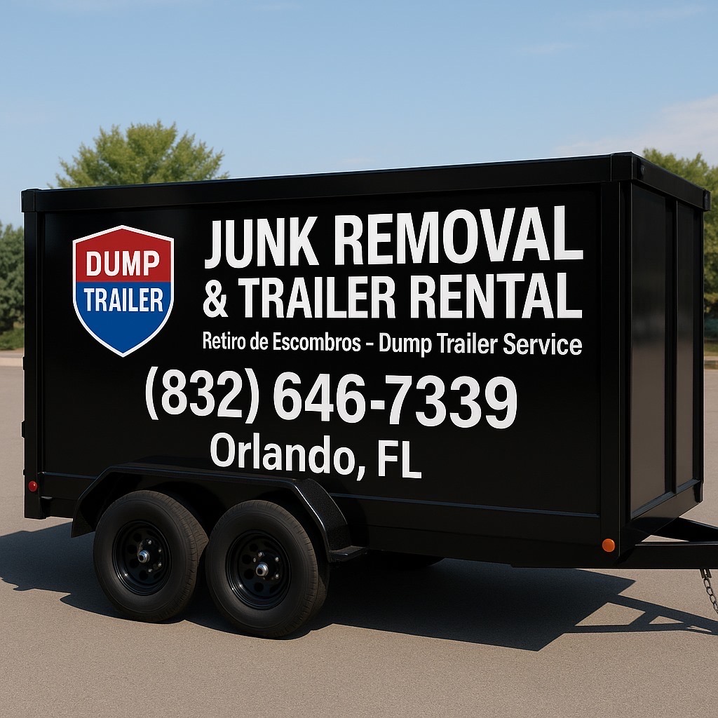 Image of dumpster rental and junk removal in Orlando