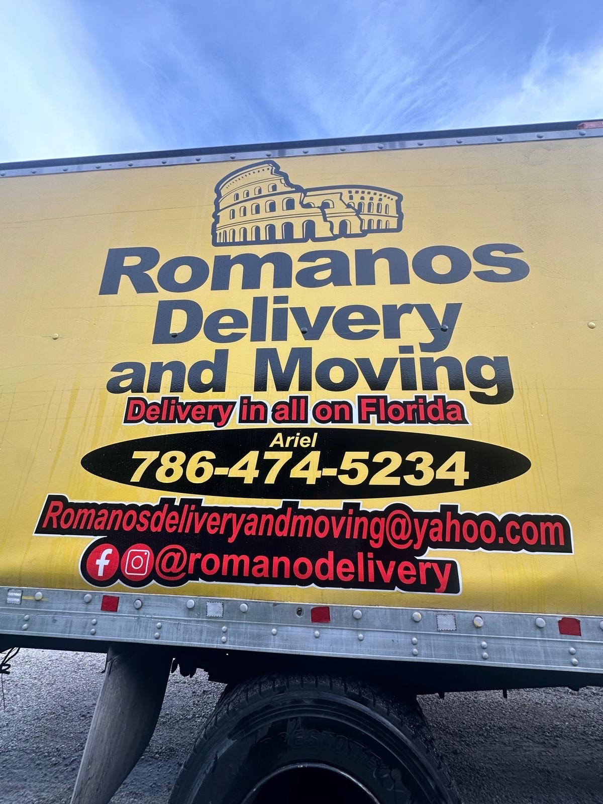 Image of Romanos delivery and moving in Miami Gardens