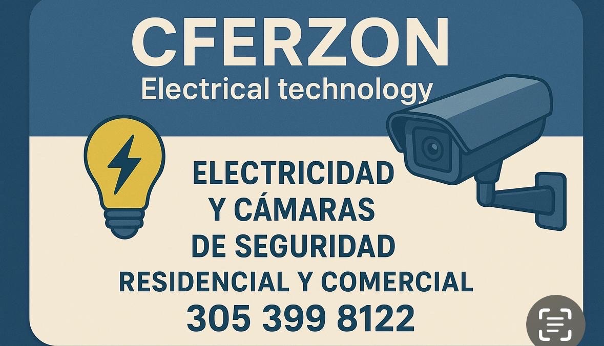 Image of ELECTRICIAN AND SECURITY CAMERAS in Miami