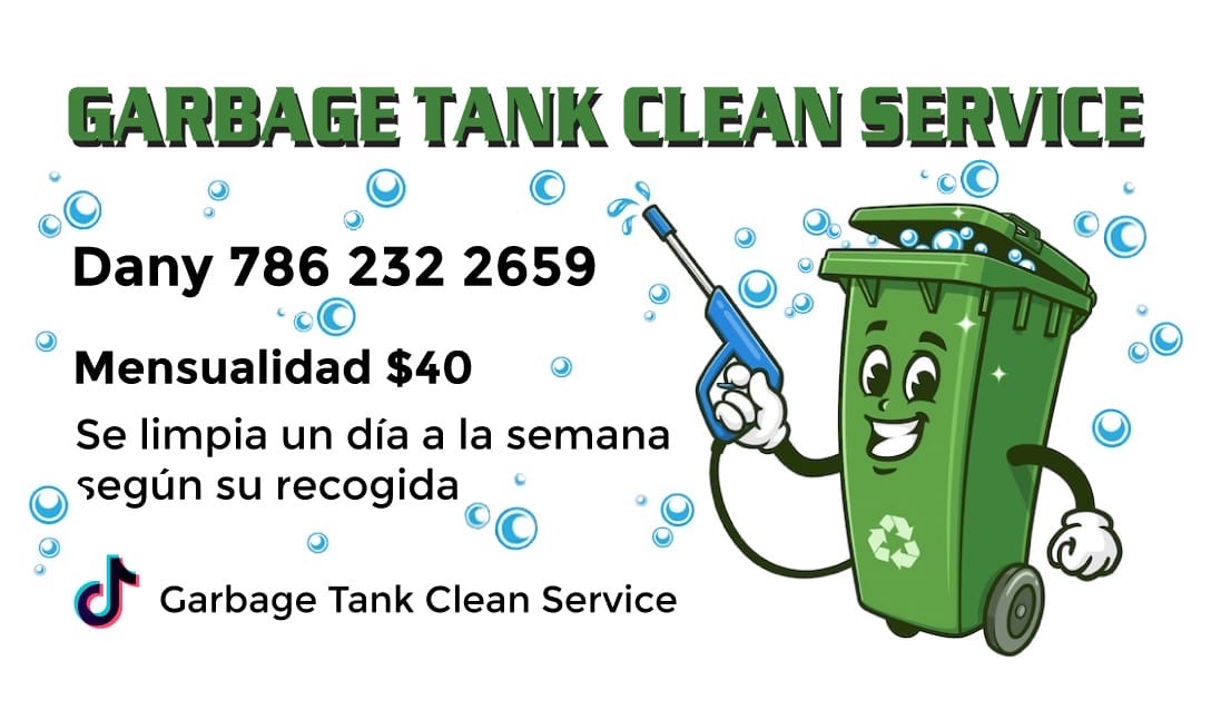 Image of Si desea mantener una Higiene adecuada en tus Tanques de Basuras , no dudes en llamarme mejor Servicio y Precio in Lehigh Acres