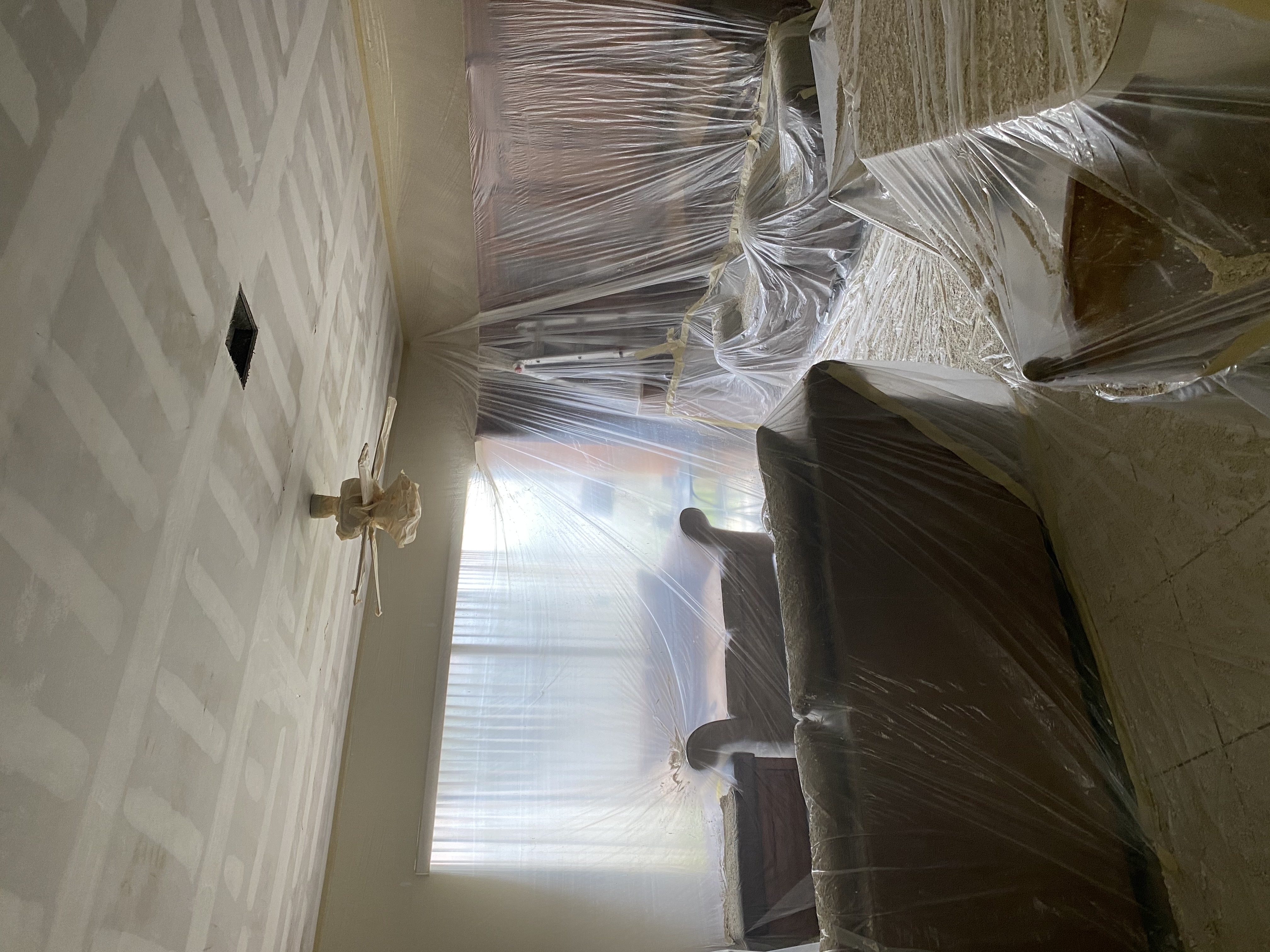 Image of popcorn ceiling removal in miami